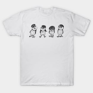 Puffins the Four T-Shirt